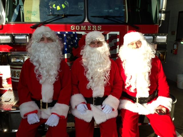 Candy Cane Run 2012 - Santa Irwin, Santa Pete and Santa Tom
